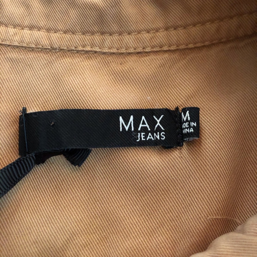 NWT Max Jeans Khaki Sleeveless Utility Jacket/Vest (D) - Picture 6 of 8